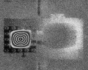 a. b. c. 2.4-2. ábra : Digitális hologram és digitális interferogram rekonstrukciók. Tárgy hologramjának rekonstrukciója (a.).