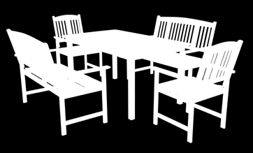 Asztal: sz 150 x h 90 x m 72 cm / Szék: sz 58 x h 74 x m 97 cm Terhelhetőség: szék 120 kg Alumínium 109 990 HUF Hat székből (egymásba pakolható) és egy asztalból álló kerti bútor szett, acélalumínium