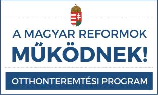 A hirdetményben szereplő hitel a Magyarország Kormánya által nyújtott családok