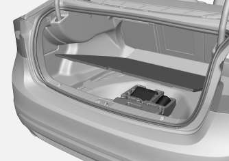 KEREKEK ÉS GUMIABRONCSOK Szükséghelyzeti defektjavítás A szükséghelyzeti defektjavító készlet, Temporary Mobility Kit (TMK) a defekt tömítésére és a gumiabroncsnyomás, (426.