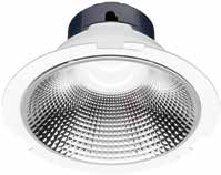 Engine DLA mélysugárzókhoz Az tulajdonságai röviden R 150mm 90 R 100mm 60 Kompaktfénycsöves mélysugárzók LED-esre történő átalakításához LED-modult, lencsét, hűtőbordát és LED-meghajtót tartalmazó