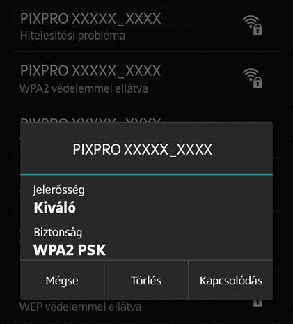 Jelszó Megváltoztatása A Wi-Fi kapcsolódási jelszó módosítása.