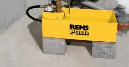 EMS Push Kézi nyomáspróbapumpa Bevált, megbízható nyomáspróbapumpa csővezeték-rendszerek és tartályok nyomás-, és tömítettségi ellenőrzéséhez.