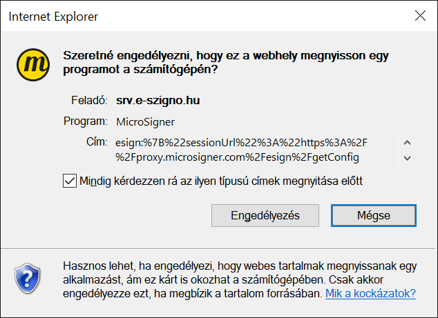 majd a telepítés végén kattintson a Befejezés gombra. 3 A MicroSigner program elindítása Első lépésként kattintson a Tovább a tanúsítvány kiválasztásához >> gombra.