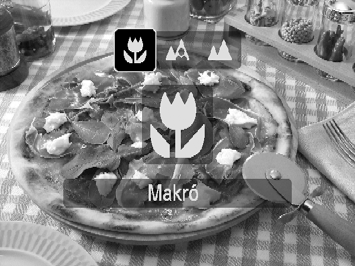 h A vaku bekapcsolása Beállíthatja, hogy a vaku minden fényképezés alkalmával működésbe lépjen.