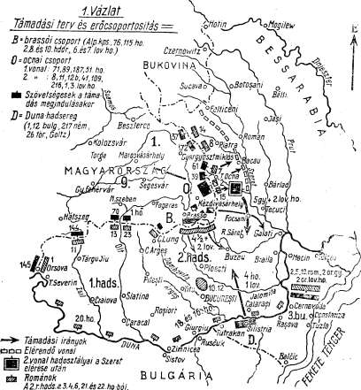 12 ges, míg Mackensen átkelése és a Brassói csoport előnyomulása november 8 10 körül végrehajtható. Az erdélyi déli határ viszont egyelőre a már itt levő 145. Orsova) 144. (Petrozsény) és 70.
