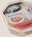 Friskies alutasakos kutyaeledel többféle, 100 g, 129 Ft/1 db, 1290 Ft/1 kg, 396 Ft/4 db, 990 Ft/1 kg Cesar alutálcás kutyaeledel többféle, 150 g, 1660 Ft/1 kg Butcher's konzerv kutyaeledel* többféle,