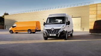 Renault Master Furgon Profi és hatékony Adjon modern arculatot vállalkozásának! Dinamikus Renault embléma, kifejező fényszórók, megújult vonalak.