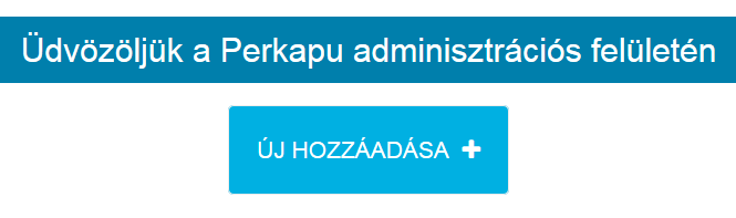 1. Bevezető A Perkapun keresztül a gazdálkodó szervezetek és a jogi képviselővel eljáró felek nyújthatják be beadványaikat.