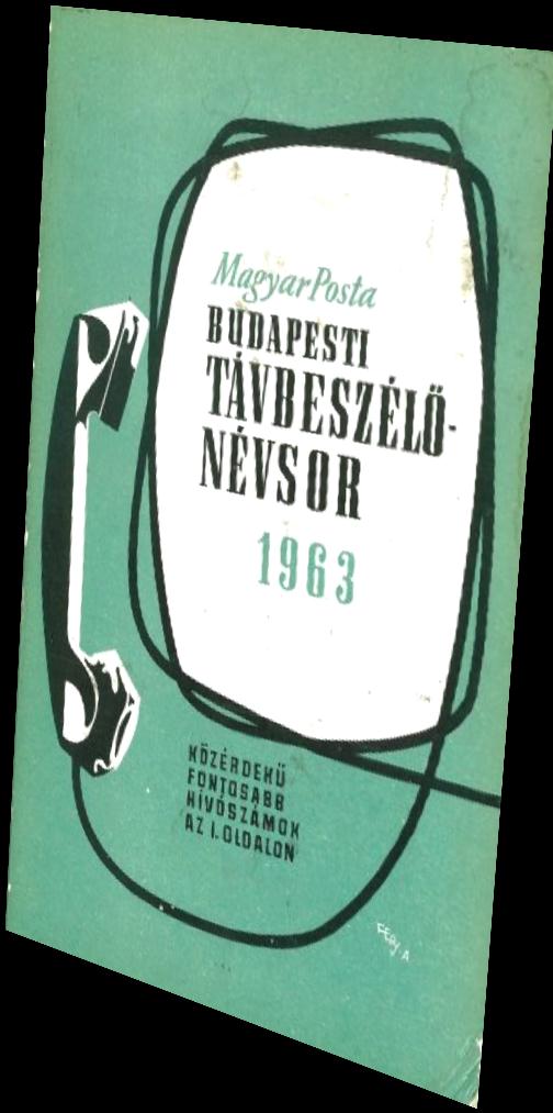 2. Első körben mit nézzünk meg Telefonkönyvek A Fővárosi Szabó Ervin könyvtárban megtalálhatóak az 1930-1990-as évek telefonkönyvei.
