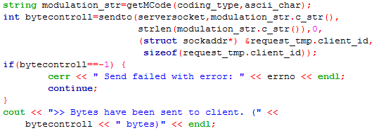 Példa UDP szerver SZERVER OLDALI ALKALMAZÁS A datagram socket létrehozása (socket() hívás ) Helyi címzés az alkalmazás