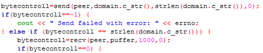 Példa TCP kliens KLIENS OLDALI ALKALMAZÁS A stream socket létrehozása (socket() hívás )