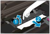 5. Csukja le a patrontartó fedelét. 6. Az aktuális feladat folytatásához nyomja meg a vezérlőpanelen található OK gombot. Papírelakadás megszüntetése a duplex egységben.