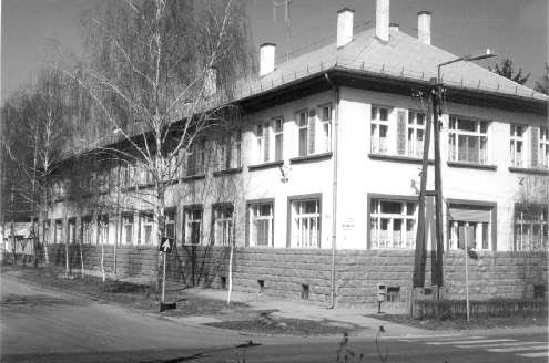Ruházati Áruház (Szt. János u. 11.) Az 1960-as évek második felében lebontott, ún. kék ház helyén épült Makovecz Imre tervei alapján. Az ÁFÉSZ tulajdonában lévő áruház 1969. február 1-jén nyílt meg.