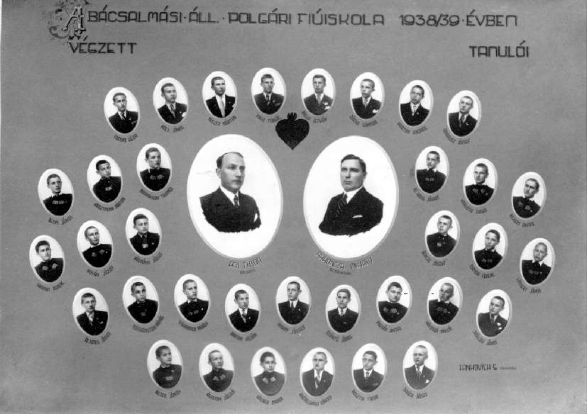A labdarúgók rendszeresen tréningeztek, a jánoshalmi és a bajai polgári iskola labdarúgóival évenként két-három győztes mérkőzést játszottak. Lejtényi Győző igazgatót és Csonka József tanárt 1938.