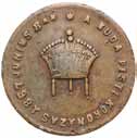 527 529 528 530 531 532 533 527. V. Ferdinánd (1835 1848) érem 1846 (Br) 90,55 g good EF 50 V. Ferdinánd és József nádor. 528. érem 1846 (Br) 72,35 g József nádor. good EF 40 529.