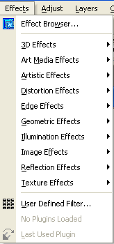 Effektek használata Rajzainkat, vagy fotóinkat számos effekt és beállítás segítségével módosíthatjuk. Ezeket az Effects (effektek, hatások) és Adjust (beállítás) menüpontban találjuk.