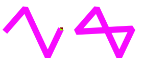A Create on vector (létrehozás vektoros rétegen) jelölőnégyzet bekapcsolása után lehetővé válik, hogy az elkészített objektumot (a bittérképes rajzzal ellentétben) a későbbiekben bármikor