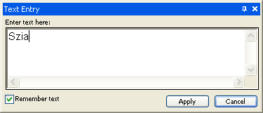 Text tool Ezek után kattintsunk a lapon oda, ahova a szöveget szeretnénk elhelyezni. Ekkor a következő ablak jelenik meg.
