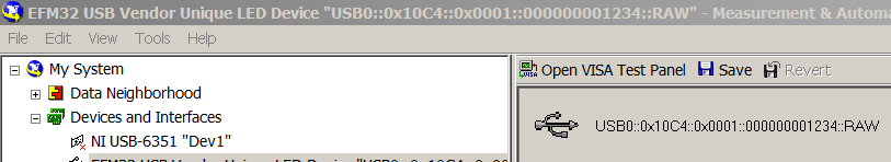 Egyedi USB eszköz kezelése LabVIEW alól 2.