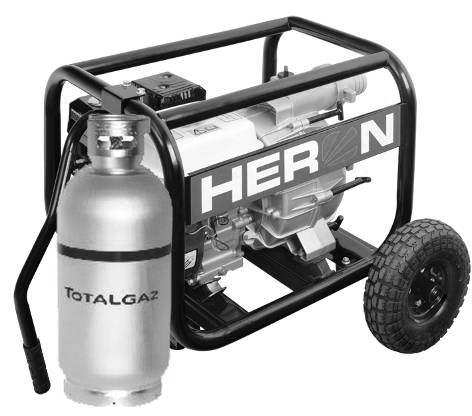HERON EMPH 80 WG (8895105G) Benzin-gáz üzemű