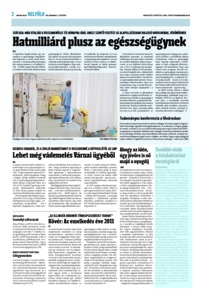 Magyar Hírlap További viták a felsőoktatási stratégiáról 2013.11.07-2.