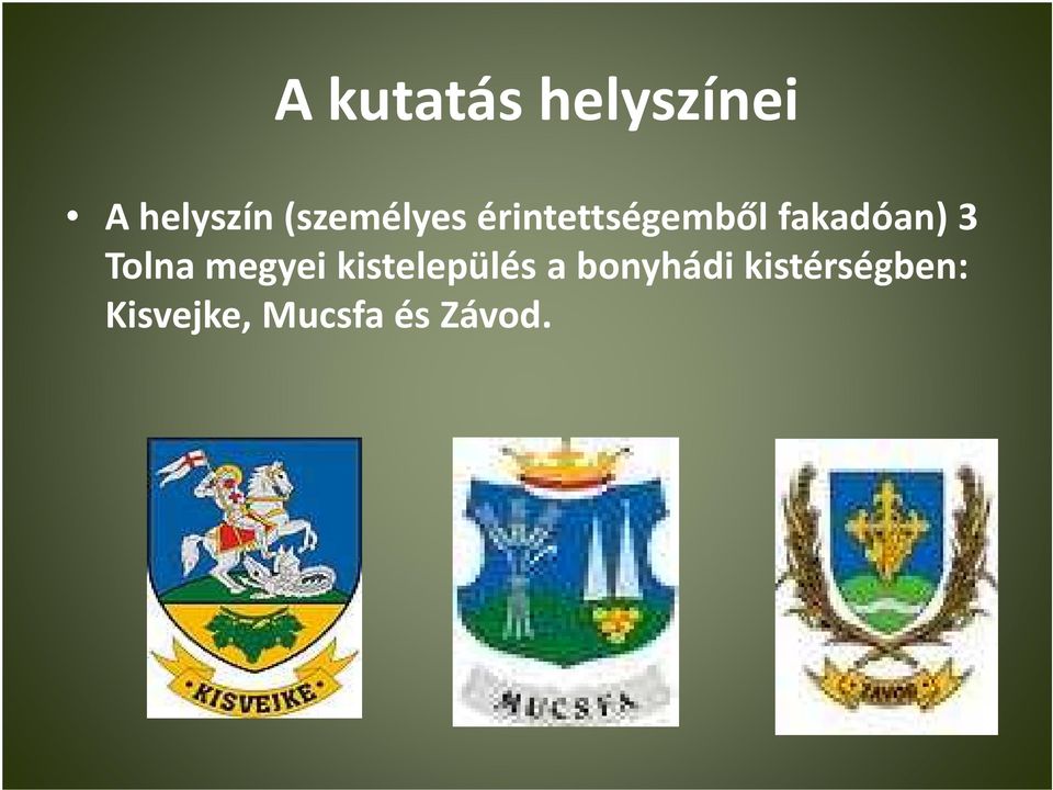 3 Tolna megyei kistelepülés a