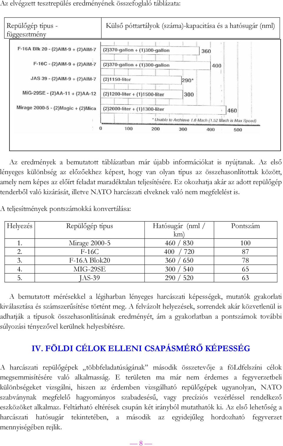 Ez okozhatja akár az adott repülőgép tenderből való kizárását, illetve NATO harcászati elveknek való nem megfelelést is.