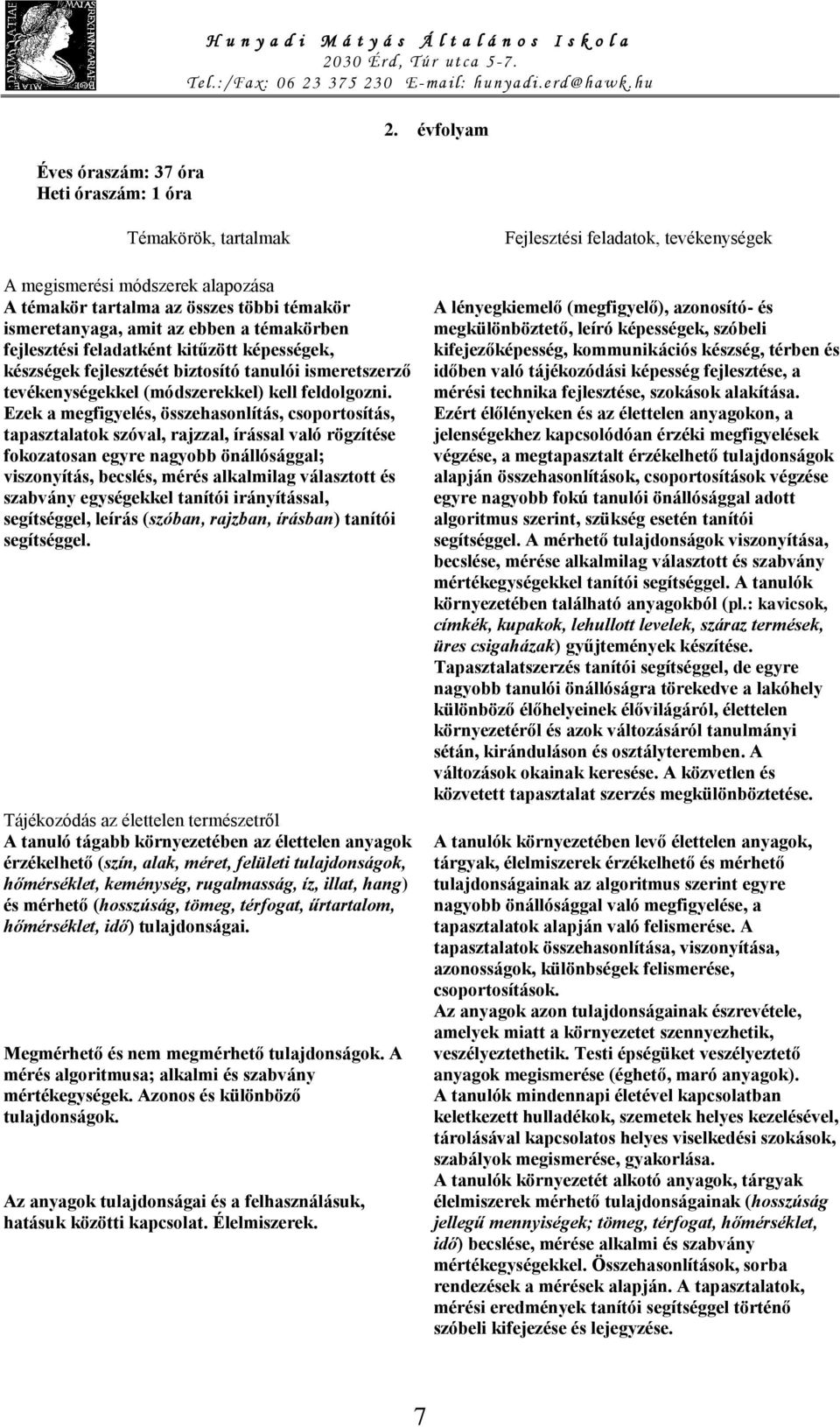 készségek fejlesztését biztosító tanulói ismeretszerző tevékenységekkel (módszerekkel) kell feldolgozni.