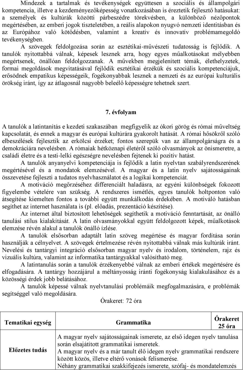 és innovatív problémamegoldó tevékenységben. A szövegek feldolgozása során az esztétikai-művészeti tudatosság is fejlődik.