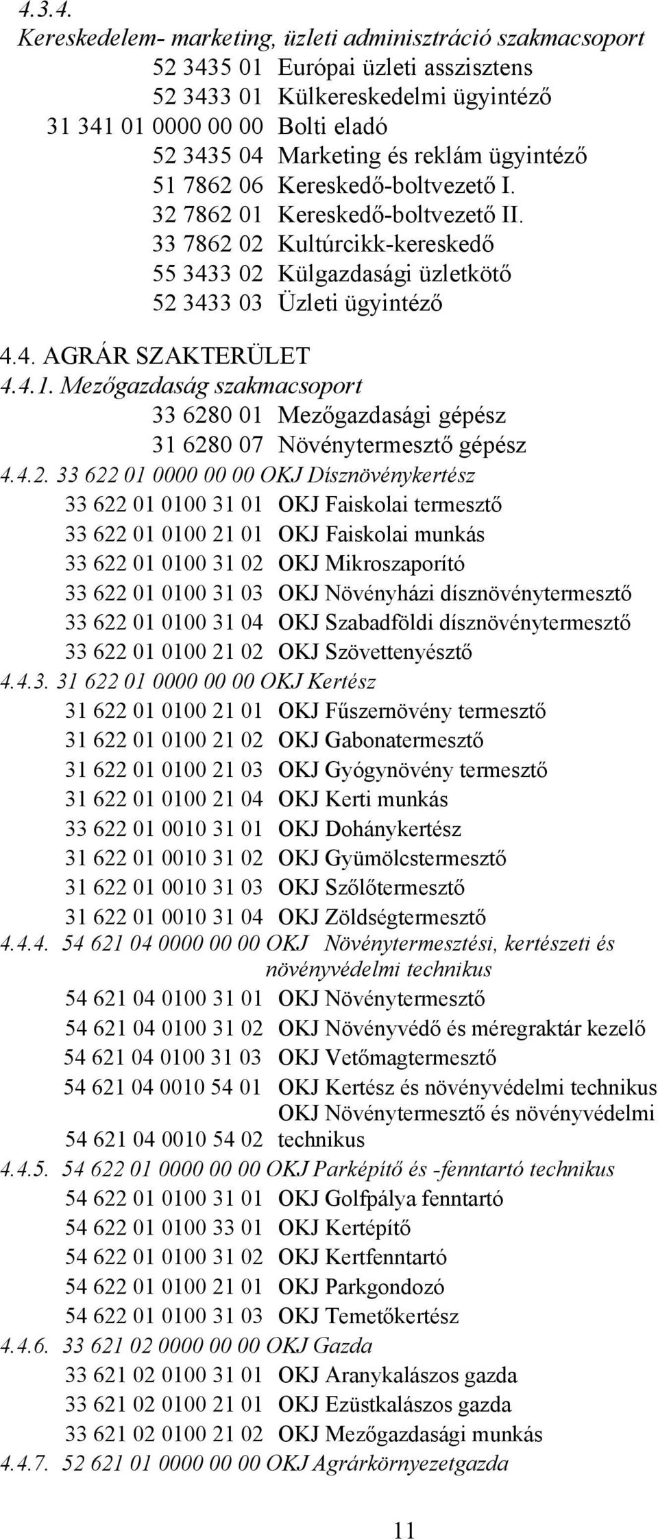 4.1. Mezőgazdaság szakmacsoport 33 628