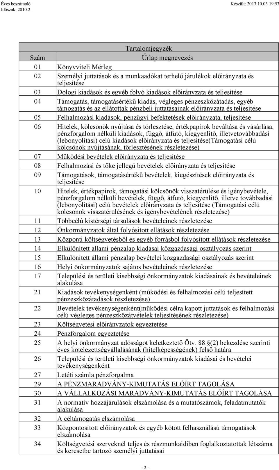 előirányzata, teljesítése 06 Hitelek, kölcsönök nyújtása és törlesztése, értékpapírok beváltása és vásárlása, pénzforgalom nélküli kiadások, függő, átfutó, kiegyenlítő, illetvetovábbadási