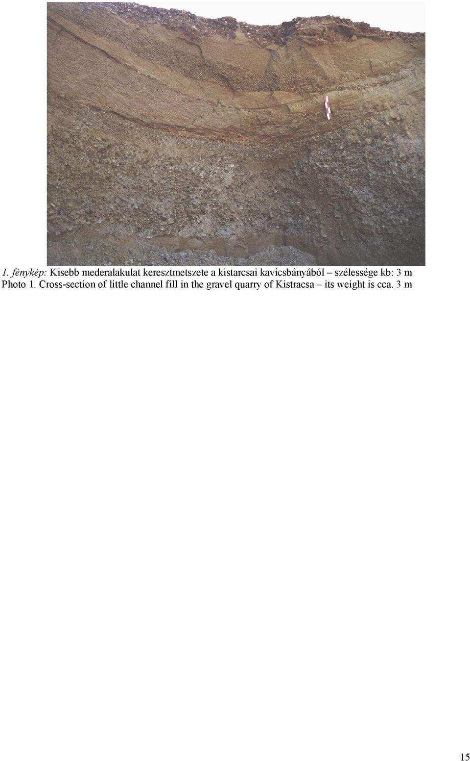 1. Cross-section of little channel fill in the