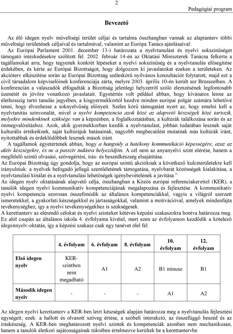 február 14-én az Oktatási Miniszterek Tanácsa felkérte a tagállamokat arra, hogy tegyenek konkrét lépéseket a nyelvi sokszínűség és a nyelvtanulás elősegítése érdekében, és kérte az Európai