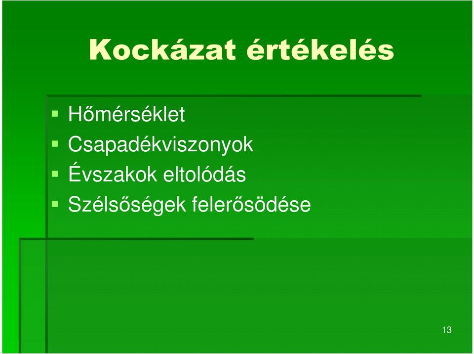 Csapadékviszonyok