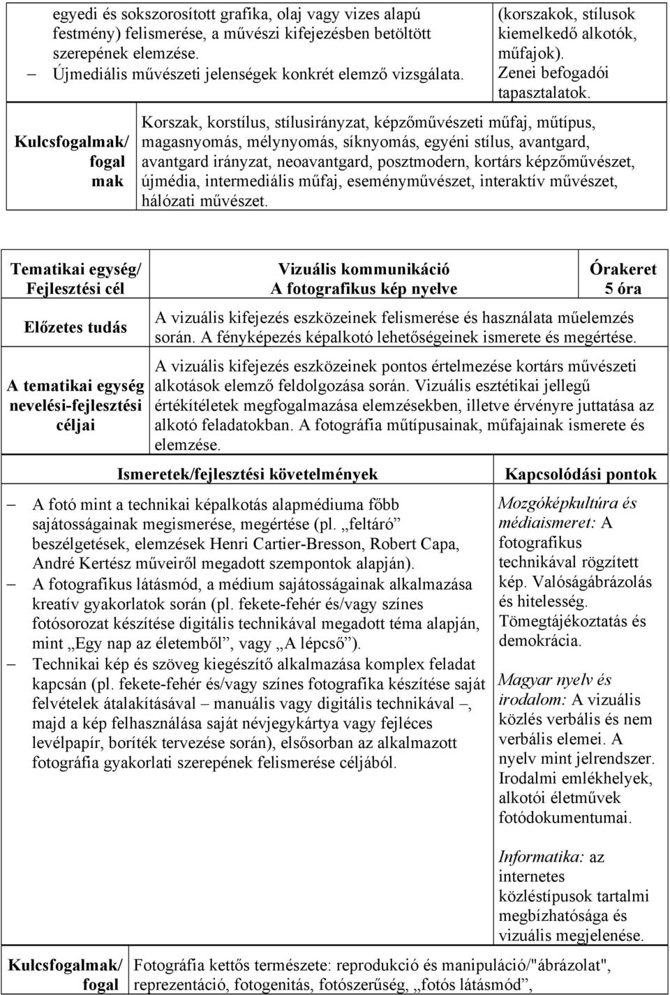 Korszak, korstílus, stílusirányzat, képzőművészeti műfaj, műtípus, magasnyomás, mélynyomás, síknyomás, egyéni stílus, avantgard, avantgard irányzat, neoavantgard, posztmodern, kortárs képzőművészet,