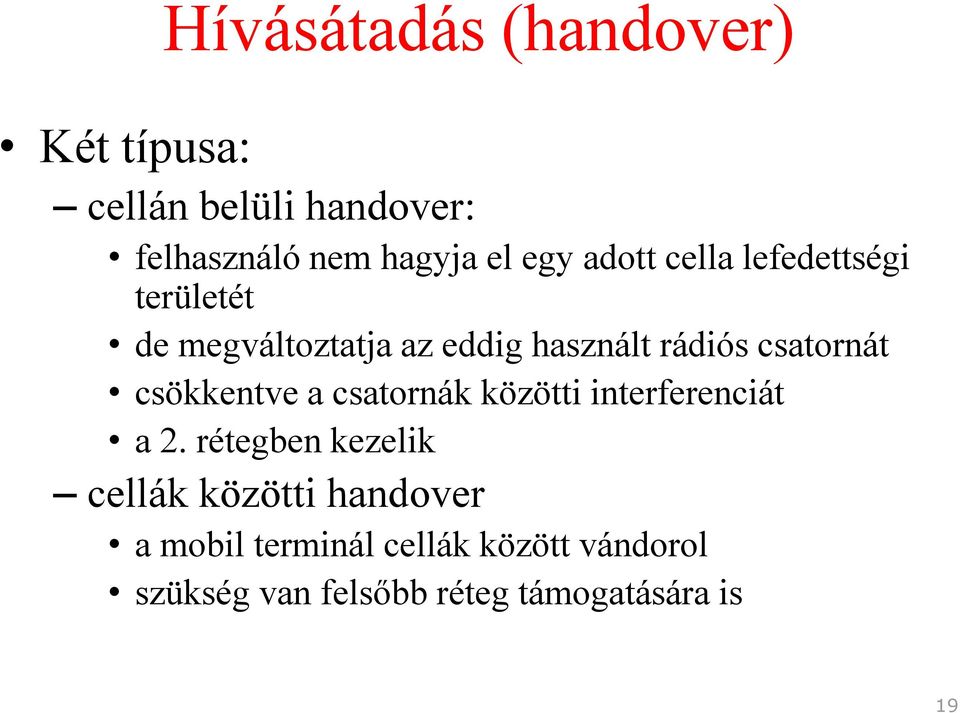 csökkentve a csatornák közötti interferenciát a 2.