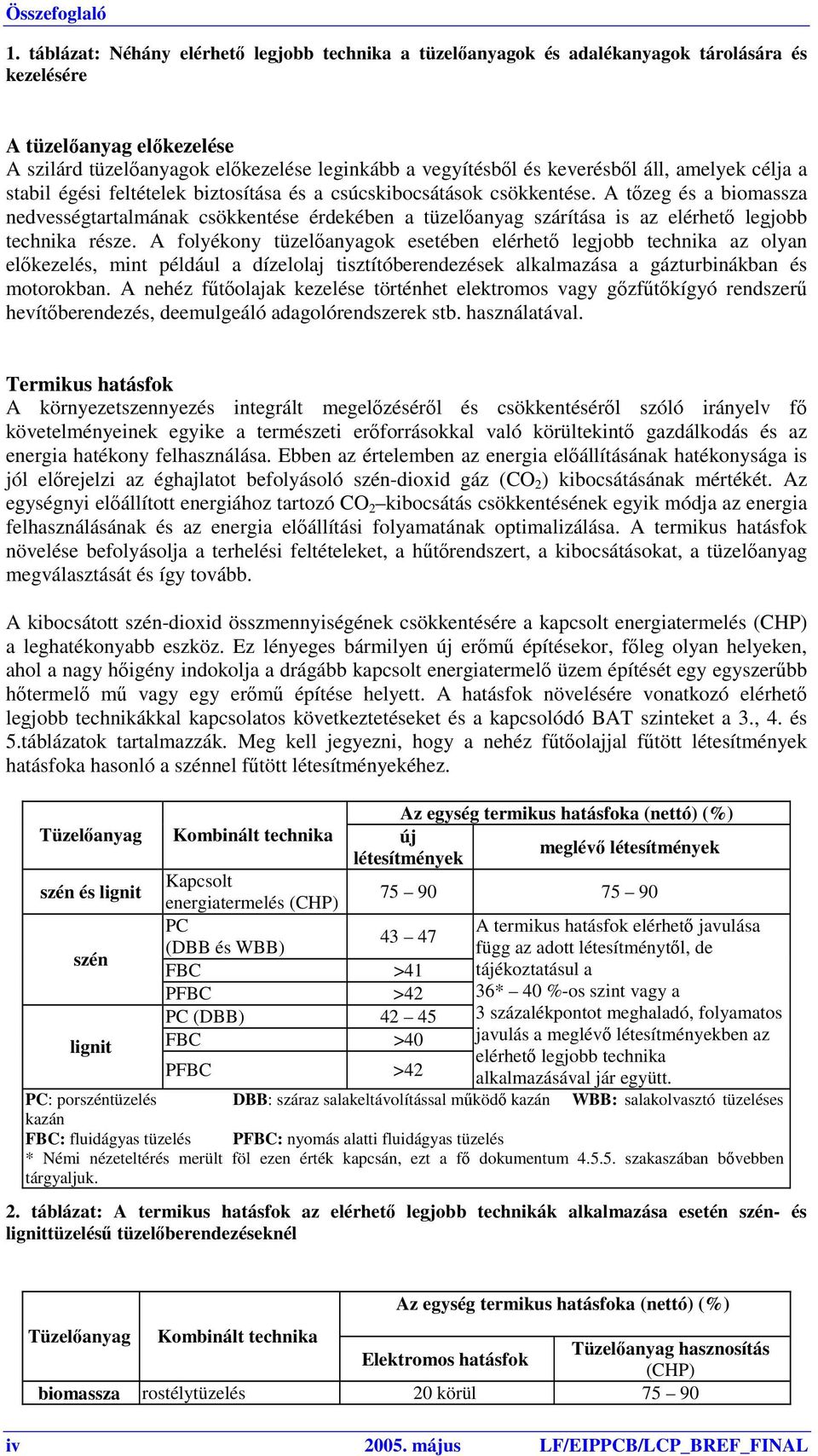 keverésből áll, amelyek célja a stabil égési feltételek biztosítása és a csúcskibocsátások csökkentése.