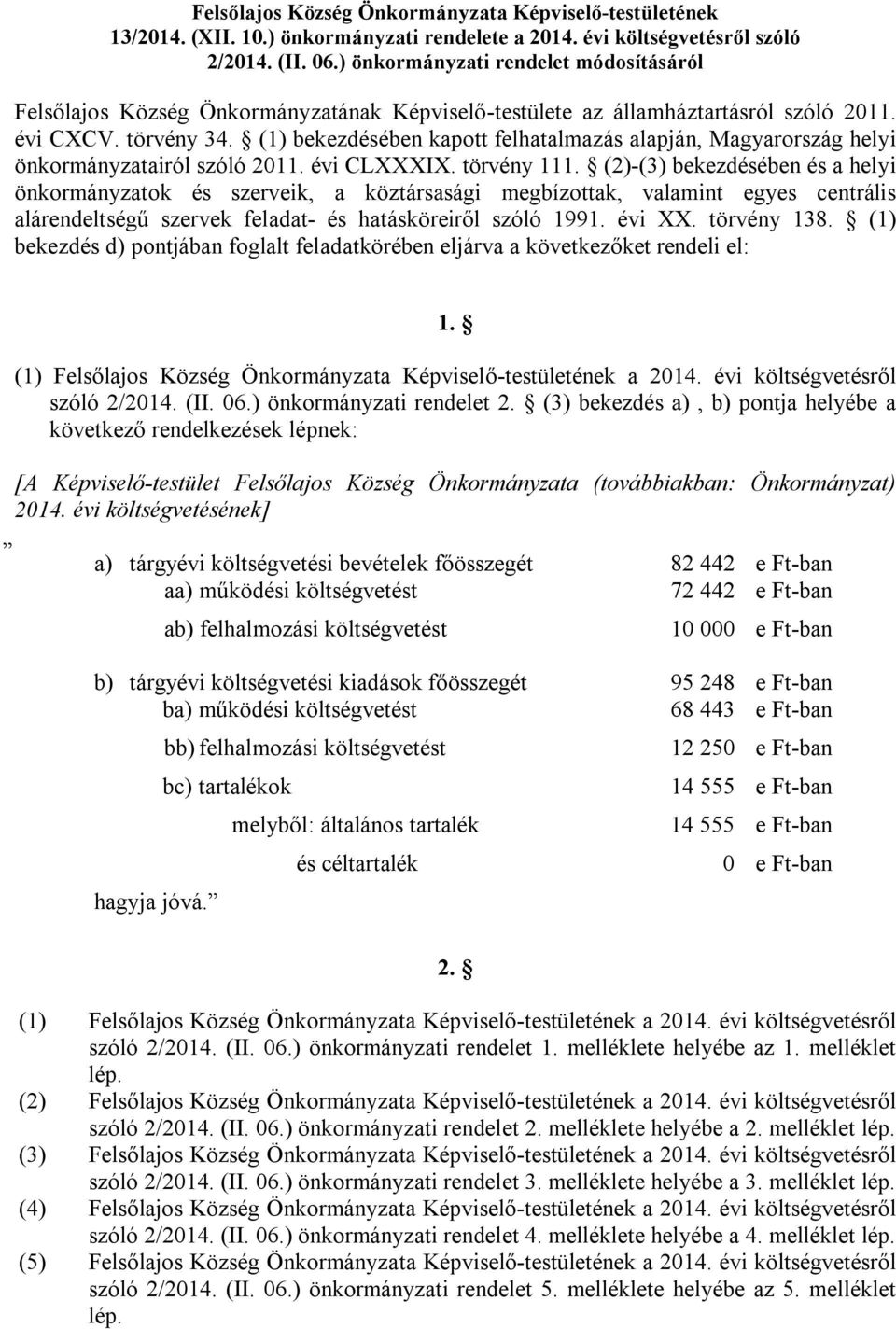 (1) bekezdésében kapott felhatalmazás alapján, Magyarország helyi önkormányzatairól szóló 2011. évi CLXXXIX. törvény 111.