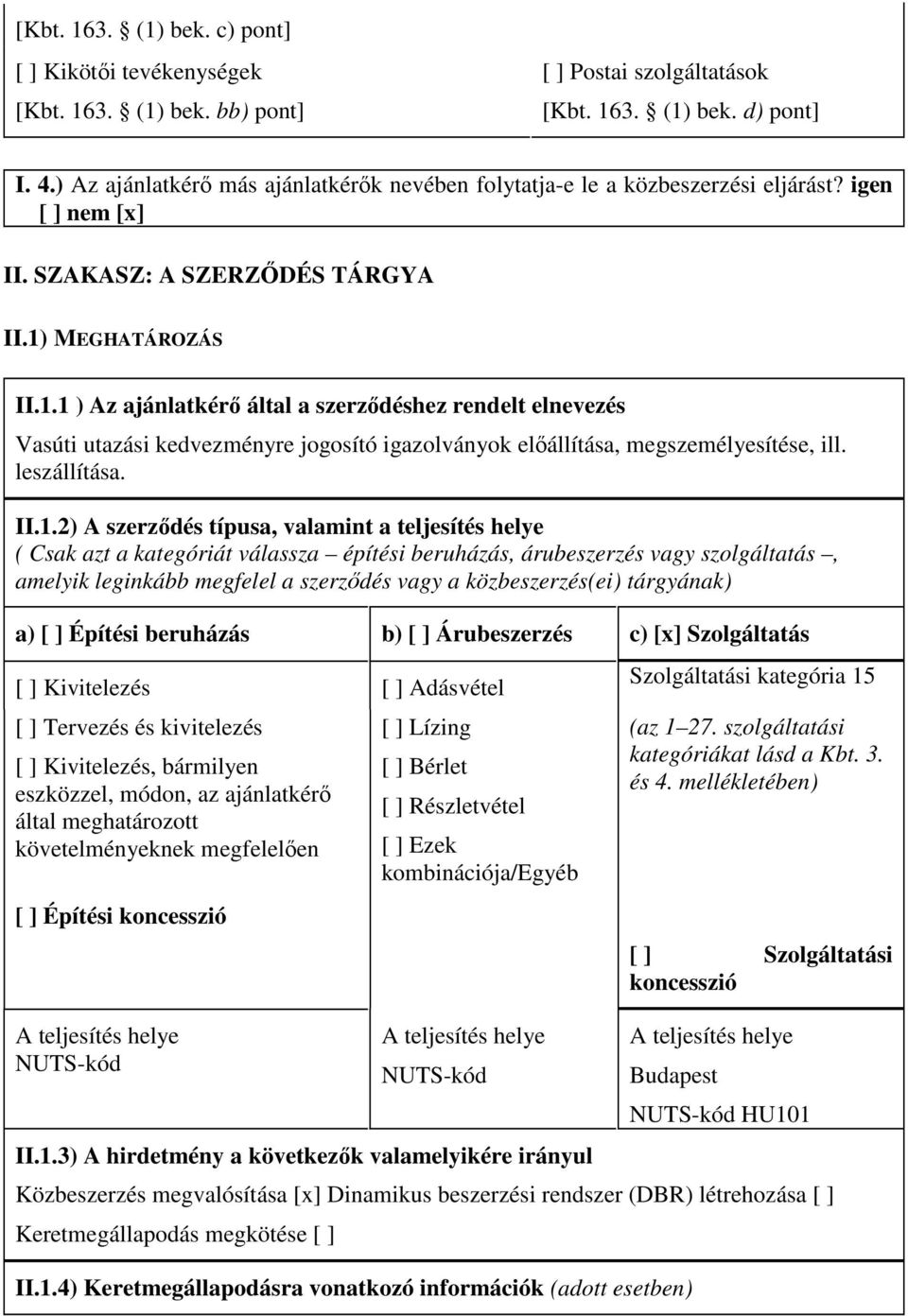 MEGHATÁROZÁS II.1.