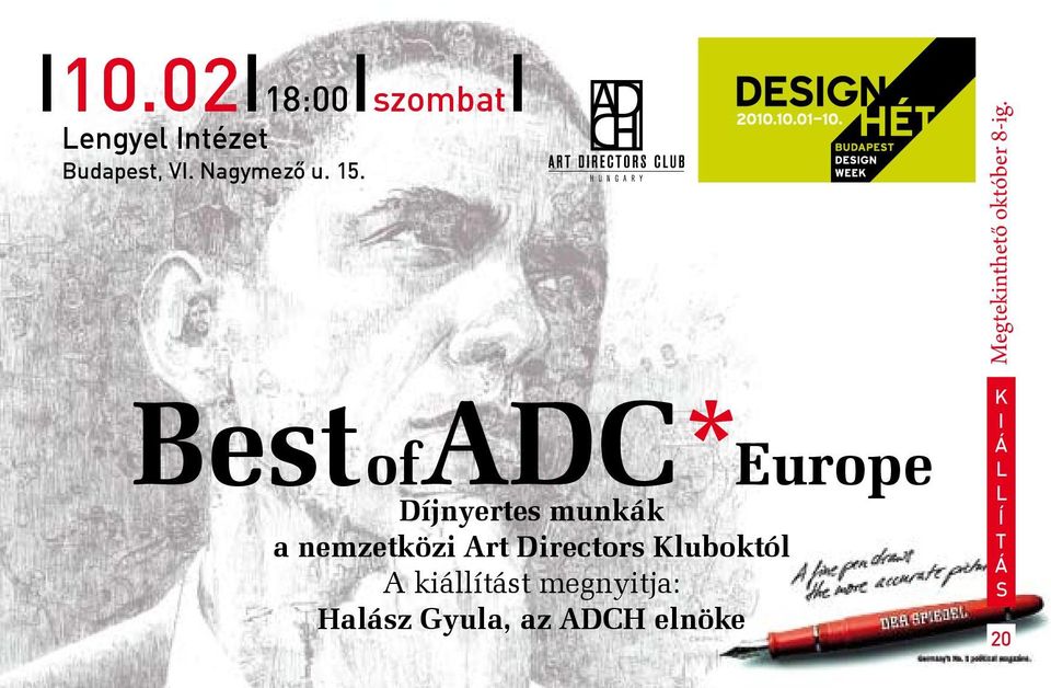 BestofADC*Europe Díjnyertes munkák a nemzetközi Art
