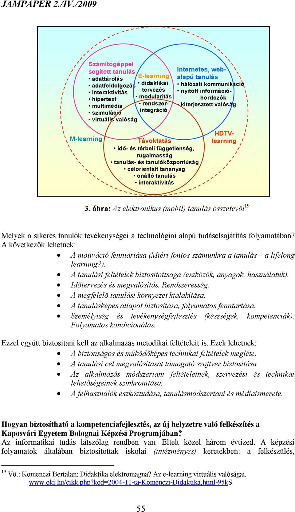 didaktikai tervezés modularitás rendszerintegráció HDTVlearning 3.