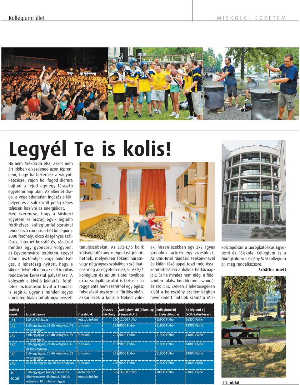 Az albérlet drága, a végeláthatatlan ingázás a lakhelyed és a suli között pedig képes teljesen leszívni az energiáidat.