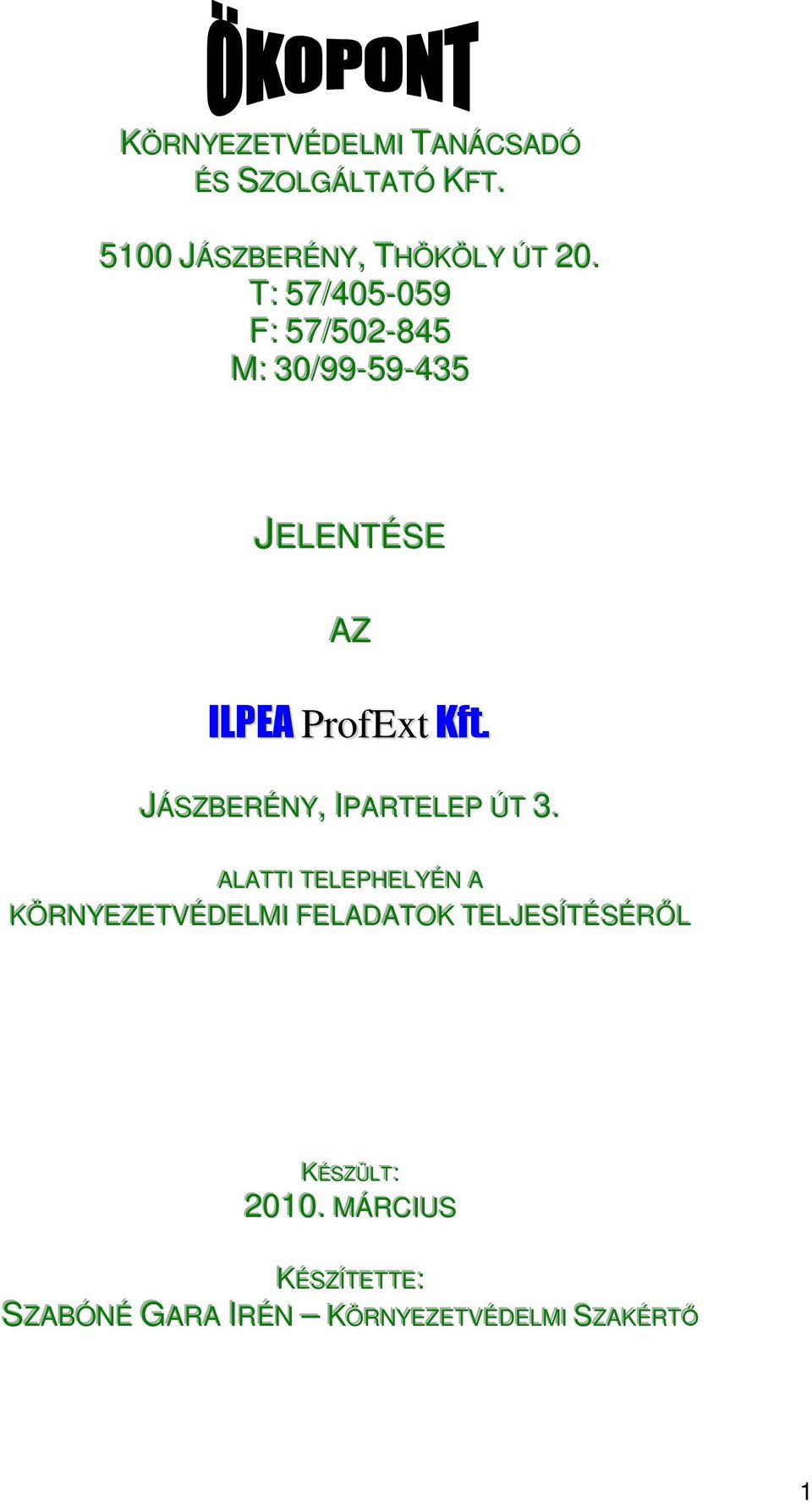 IIPARTELEP ÚT 3.