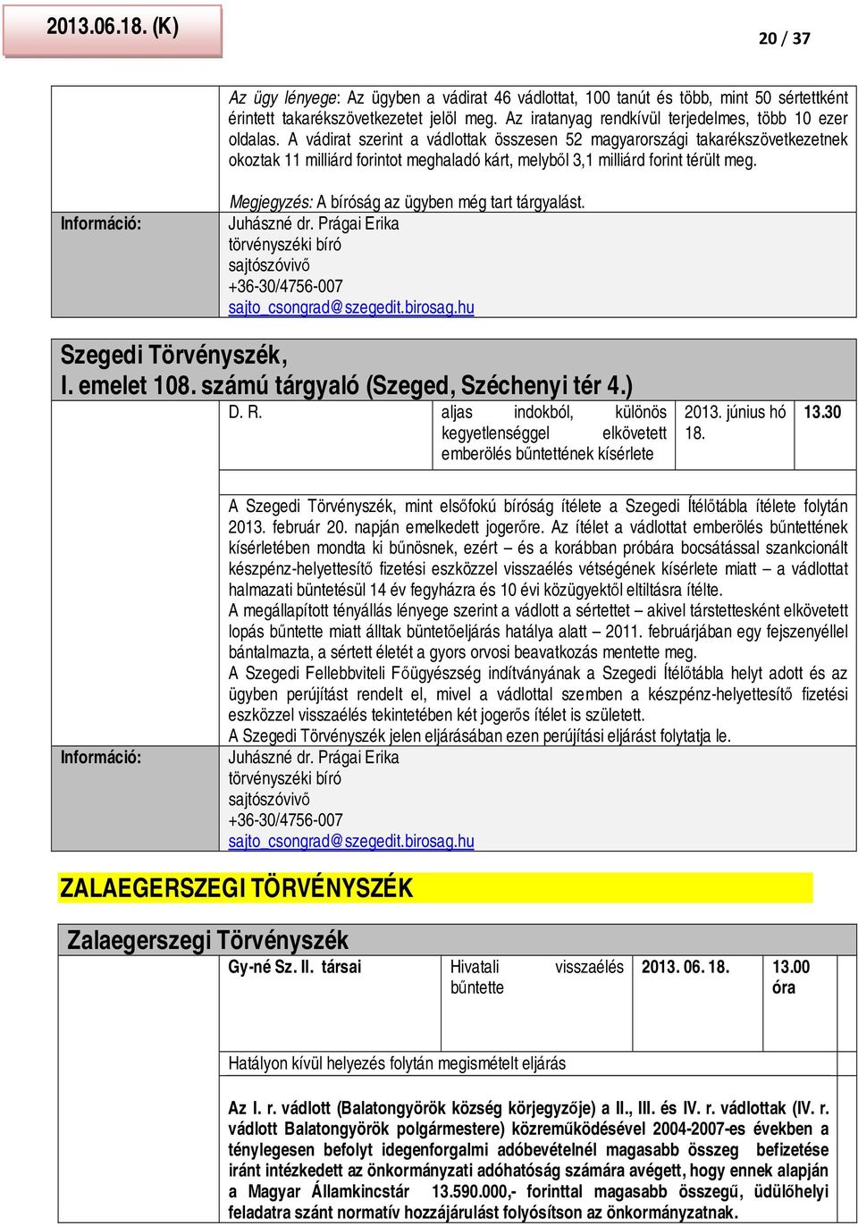 A vádirat szerint a vádlottak összesen 52 magyarországi takarékszövetkezetnek okoztak 11 milliárd forintot meghaladó kárt, melyből 3,1 milliárd forint térült meg.