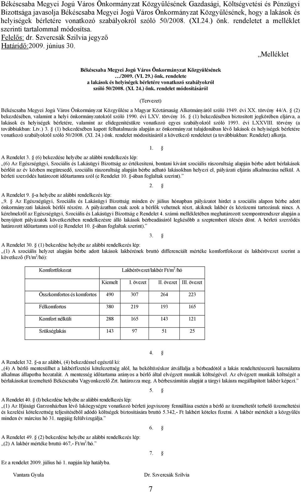 ) önk. rendelete a lakások és helyiségek bérletére vonatkozó szabályokról szóló 50/2008. (XI. 24.) önk. rendelet módosításáról (Tervezet) Békéscsaba Megyei Jogú Város Önkormányzat Közgyűlése a Magyar Köztársaság Alkotmányáról szóló 1949.