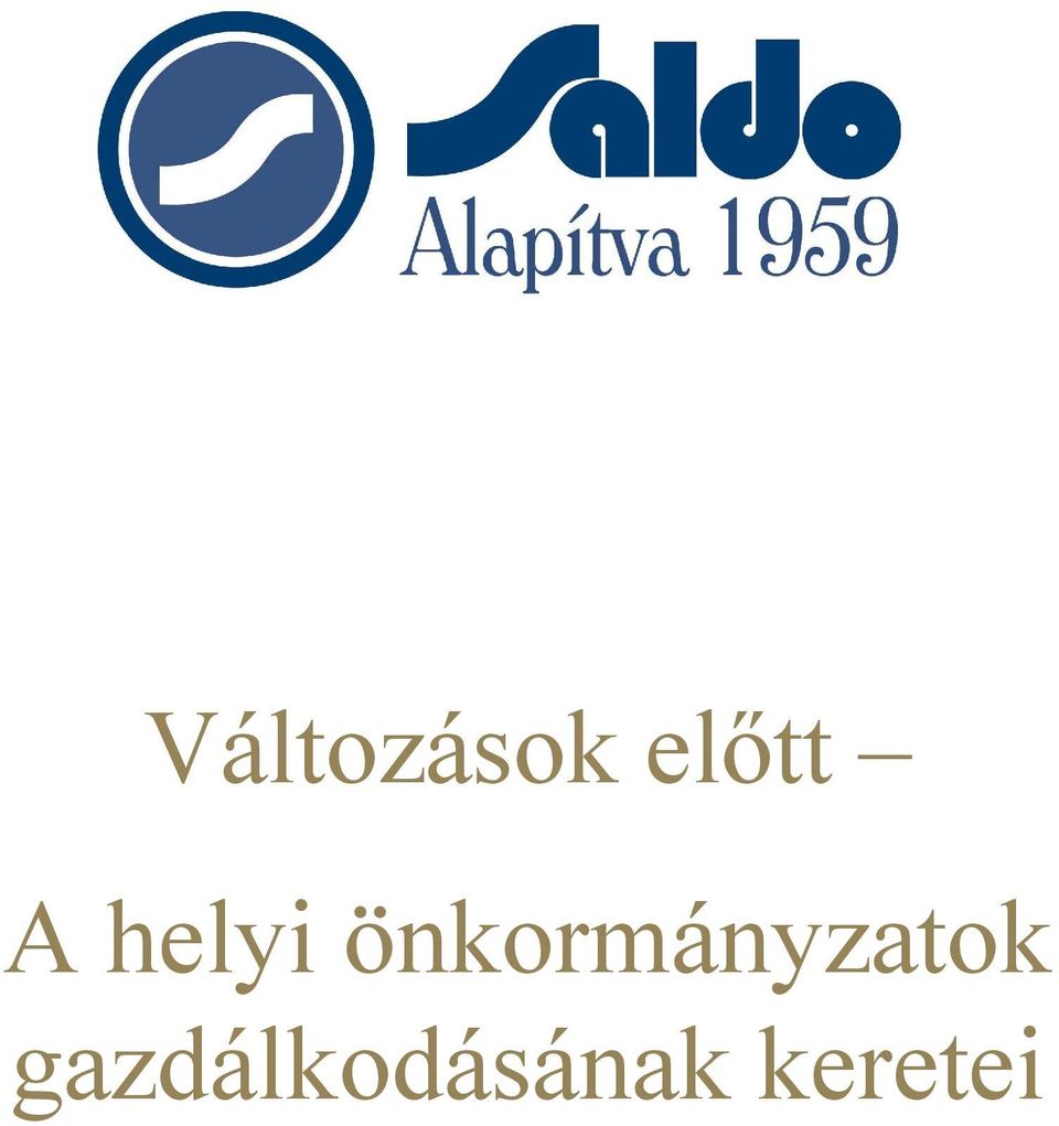 önkormányzatok