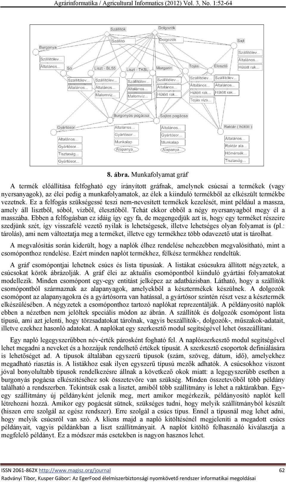termékbe vezetnek. Ez a felfogás szükségessé teszi nem-nevesített termékek kezelését, mint például a massza, amely áll lisztből, sóból, vízből, élesztőből.