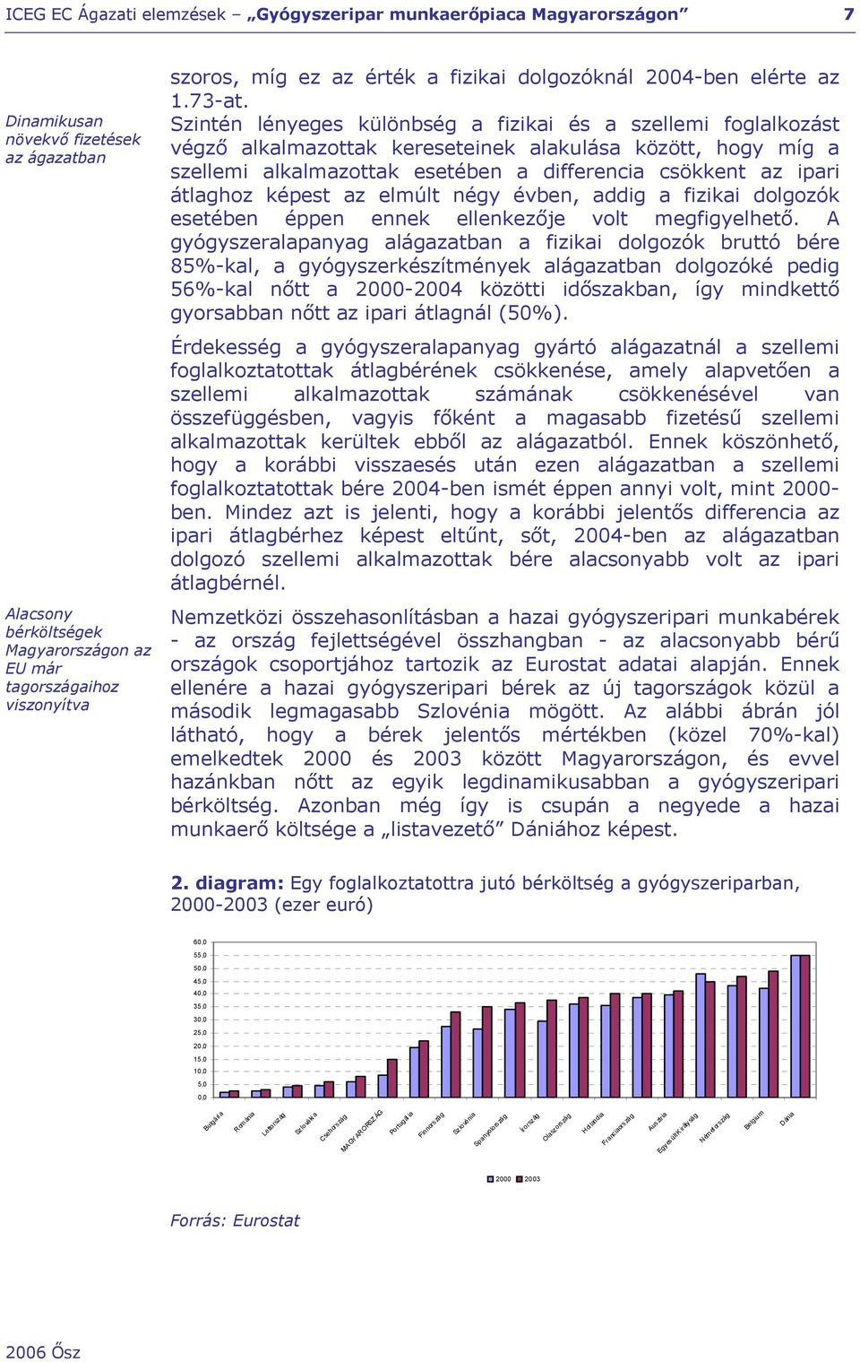 képest az elmúlt négy évben, addig a fizikai dolgozók esetében éppen ennek ellenkezője volt megfigyelhető.