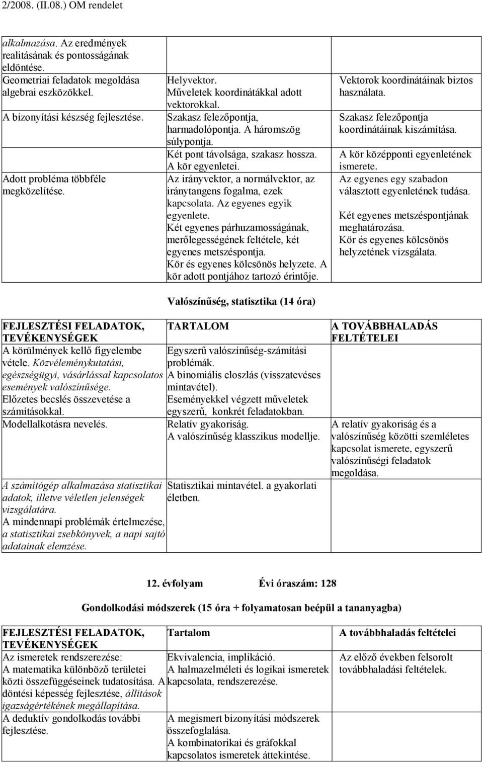 Az irányvektor, a normálvektor, az iránytangens fogalma, ezek kapcsolata. Az egyenes egyik egyenlete. Két egyenes párhuzamosságának, merőlegességének feltétele, két egyenes metszéspontja.